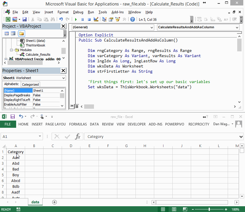 Calculate Results and Add as Column